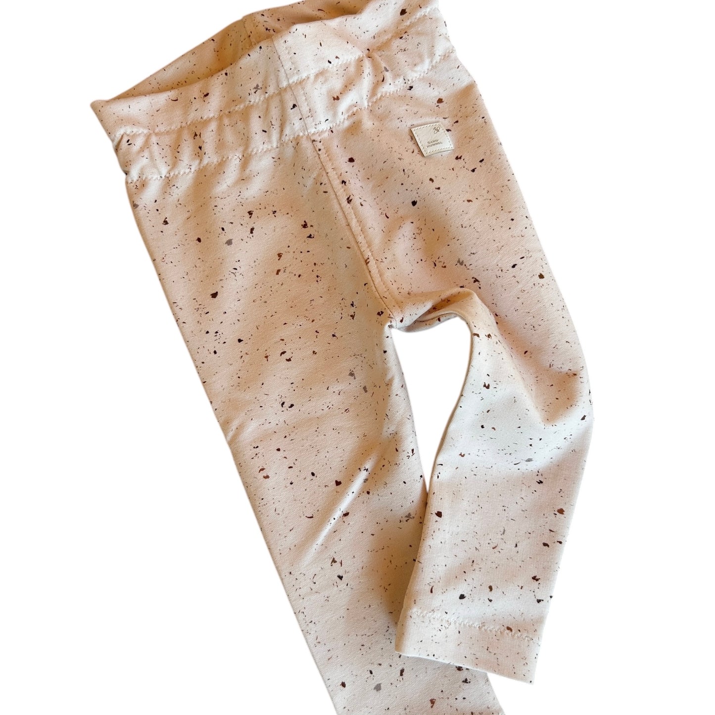 Leggins French Terry Dekor Konfetti Nude Gummibund
