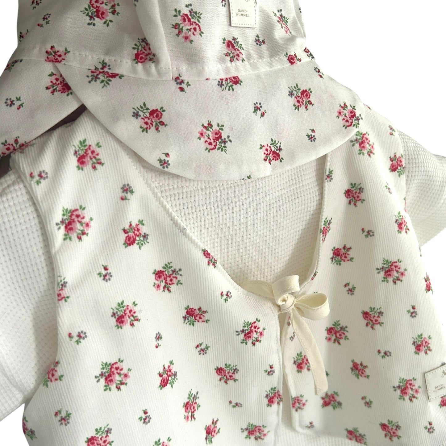 Weste Babycord floral