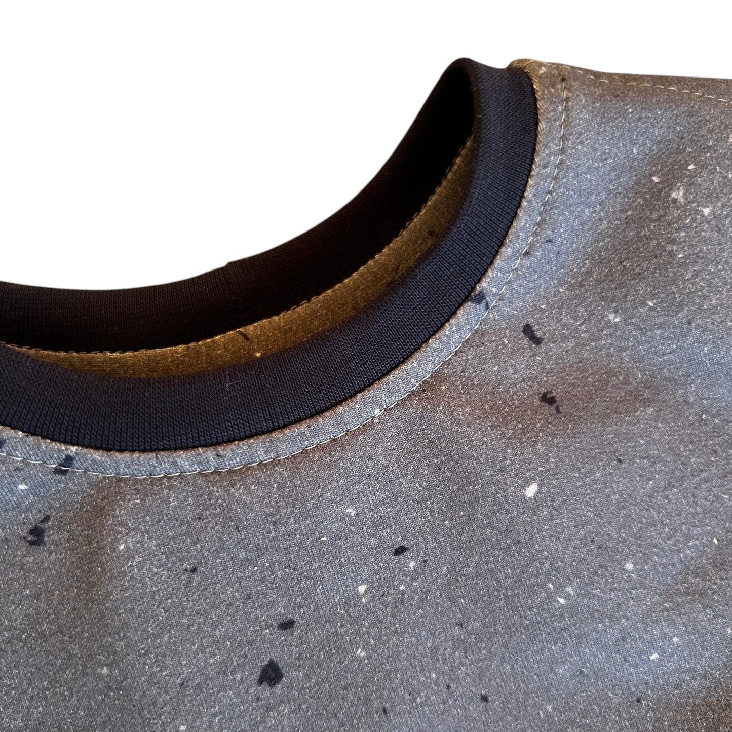 Shirt French Terry Dekor Konfetti blau