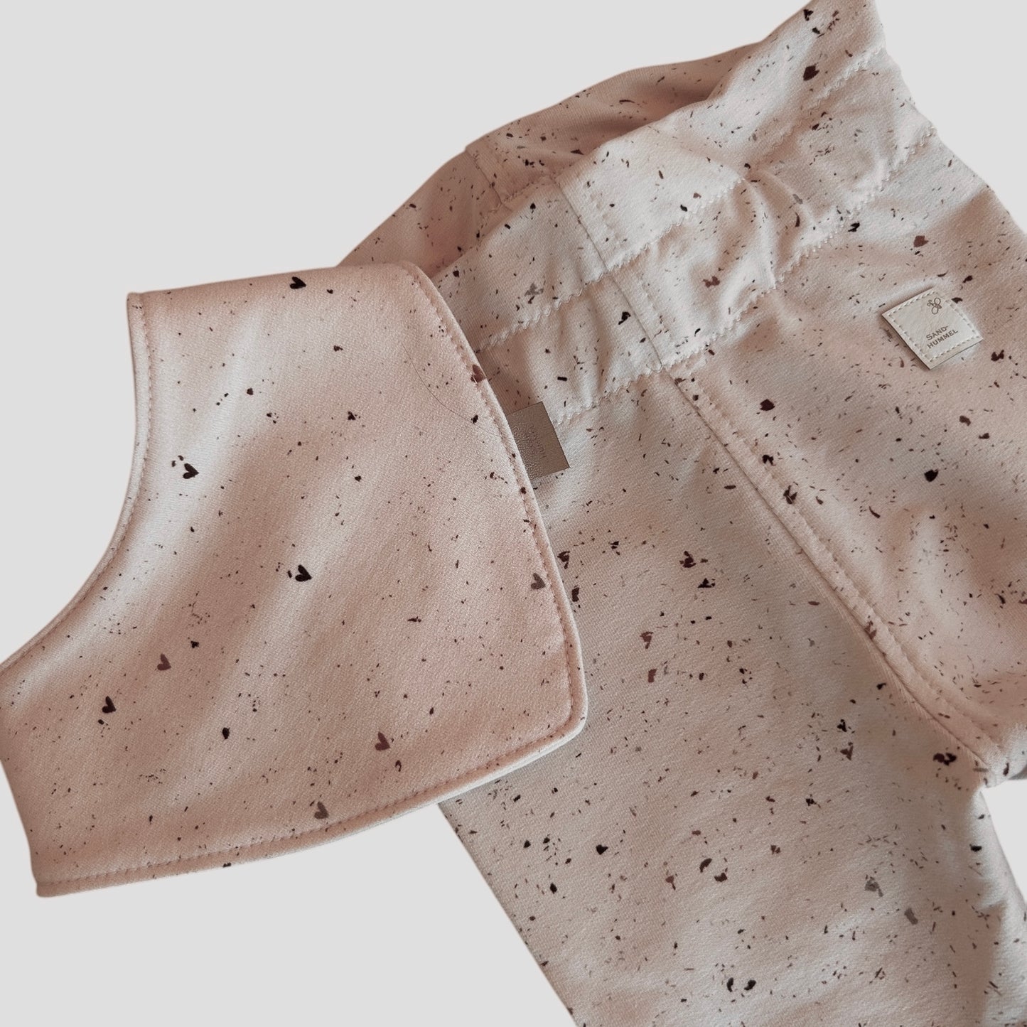 Leggins French Terry Dekor Konfetti Nude Gummibund