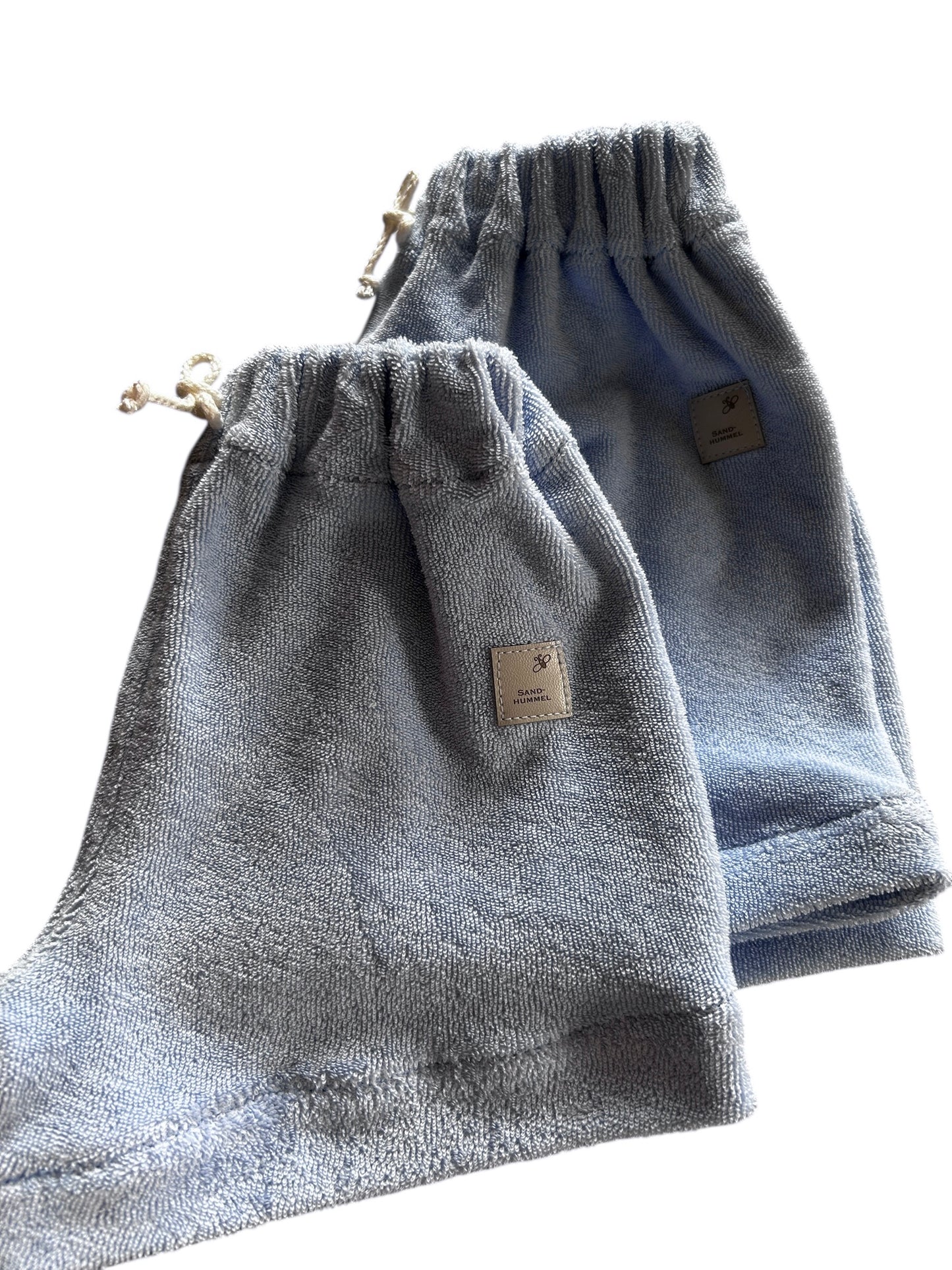 Hose kurz Frottee hellblau
