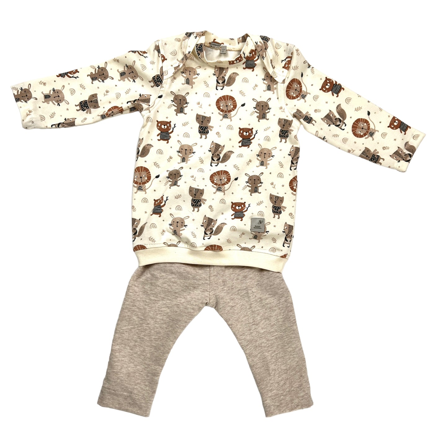 Basic Shirt amerikanisch Jersey Dekor Animals