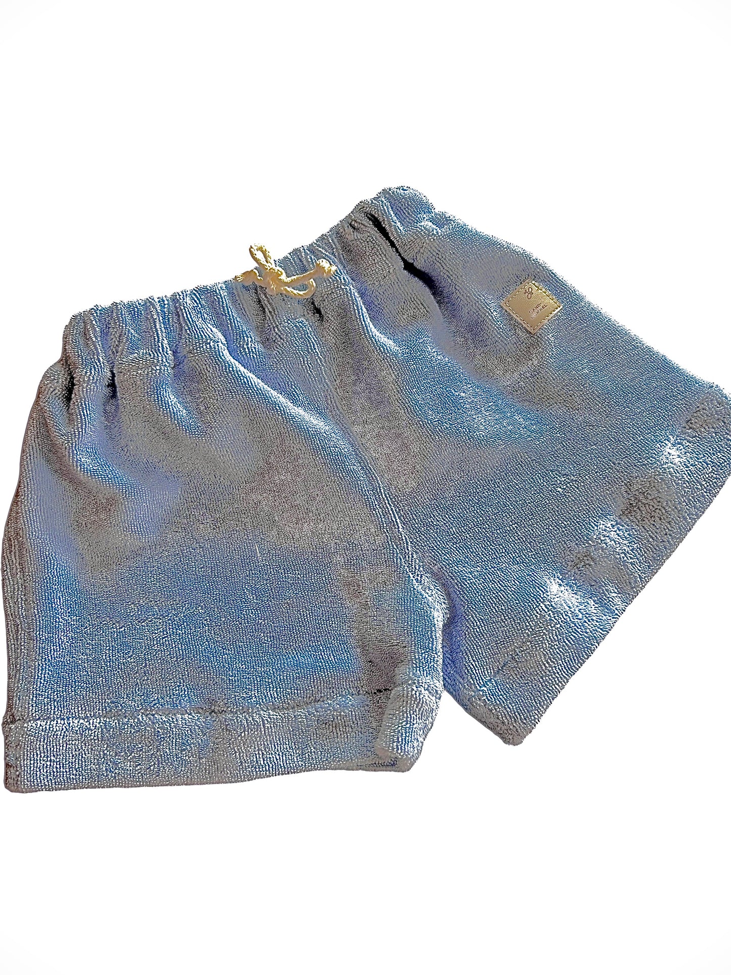 Hose kurz Frottee hellblau