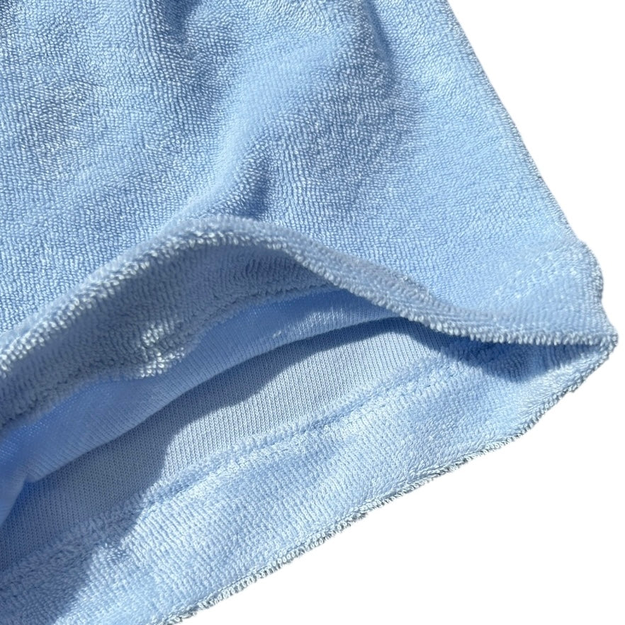 Hose kurz Frottee hellblau