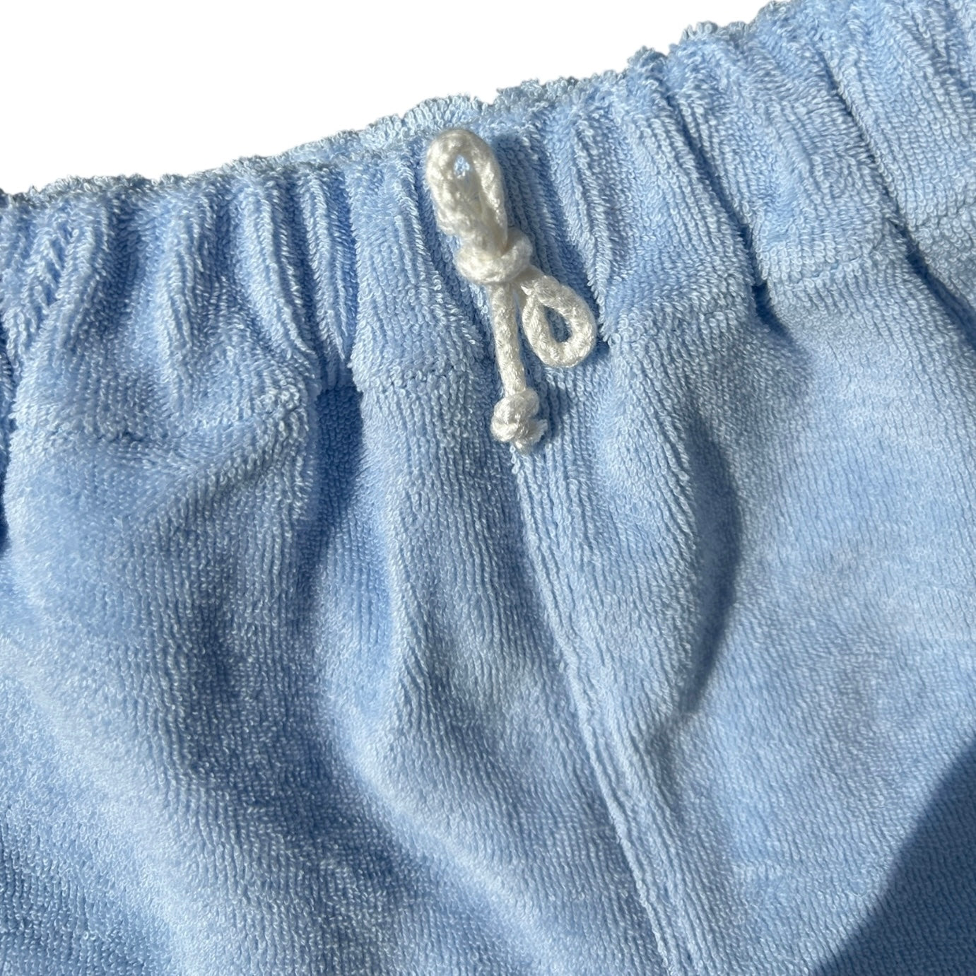 Hose kurz Frottee hellblau