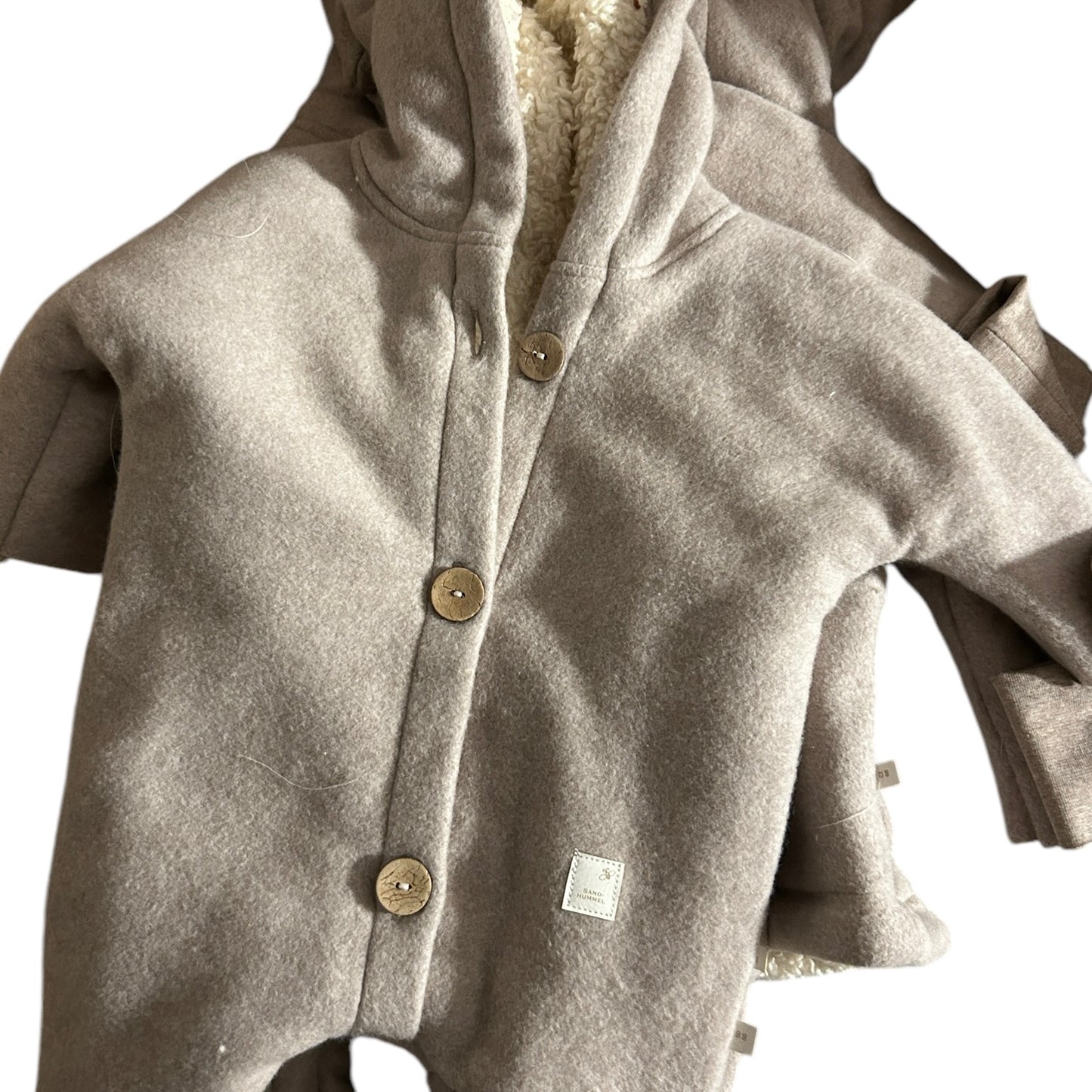 Overall outdoor Baumwollfleece gefüttert