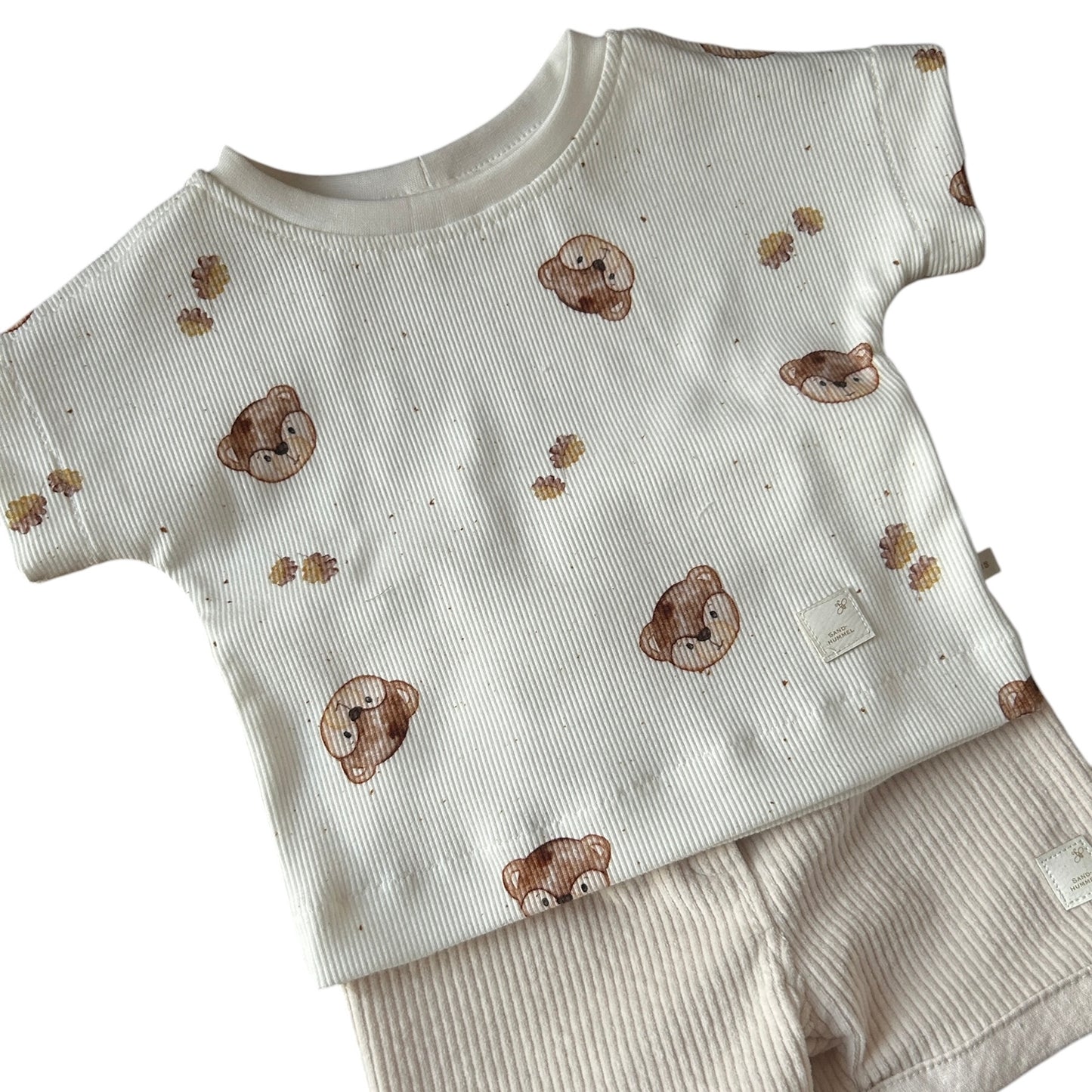 Shirt Rib Jersey Dekor Bär