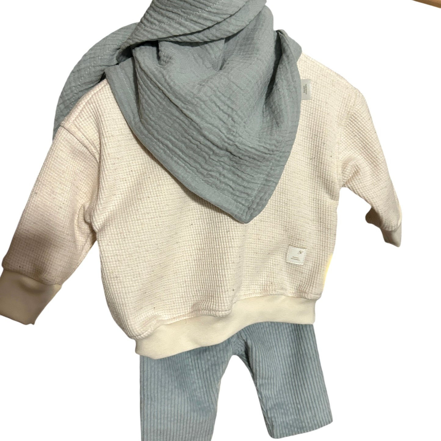 Pullover Baumwolle-Leinen hellbeige