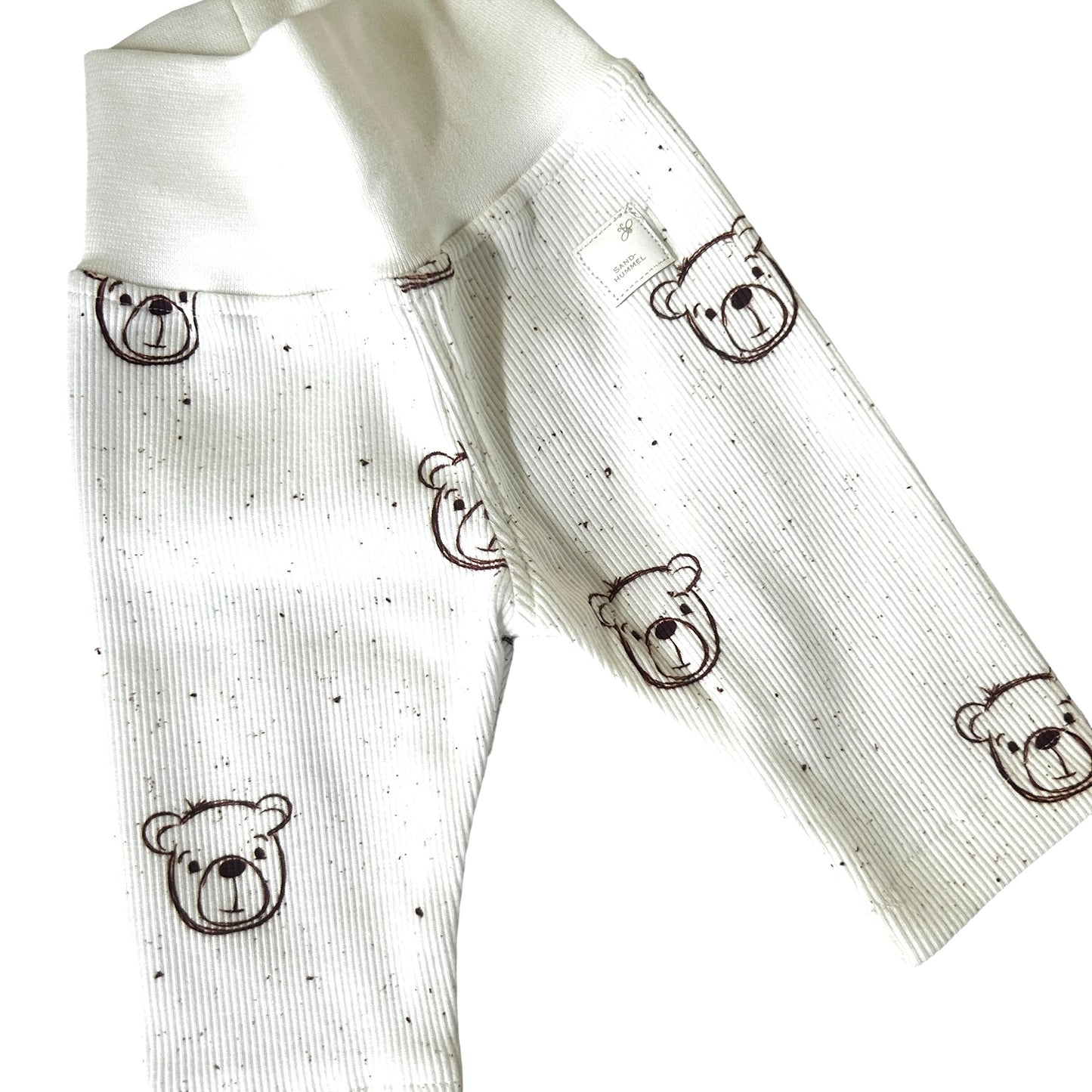 Leggins Rib Jersey Dekor Bär