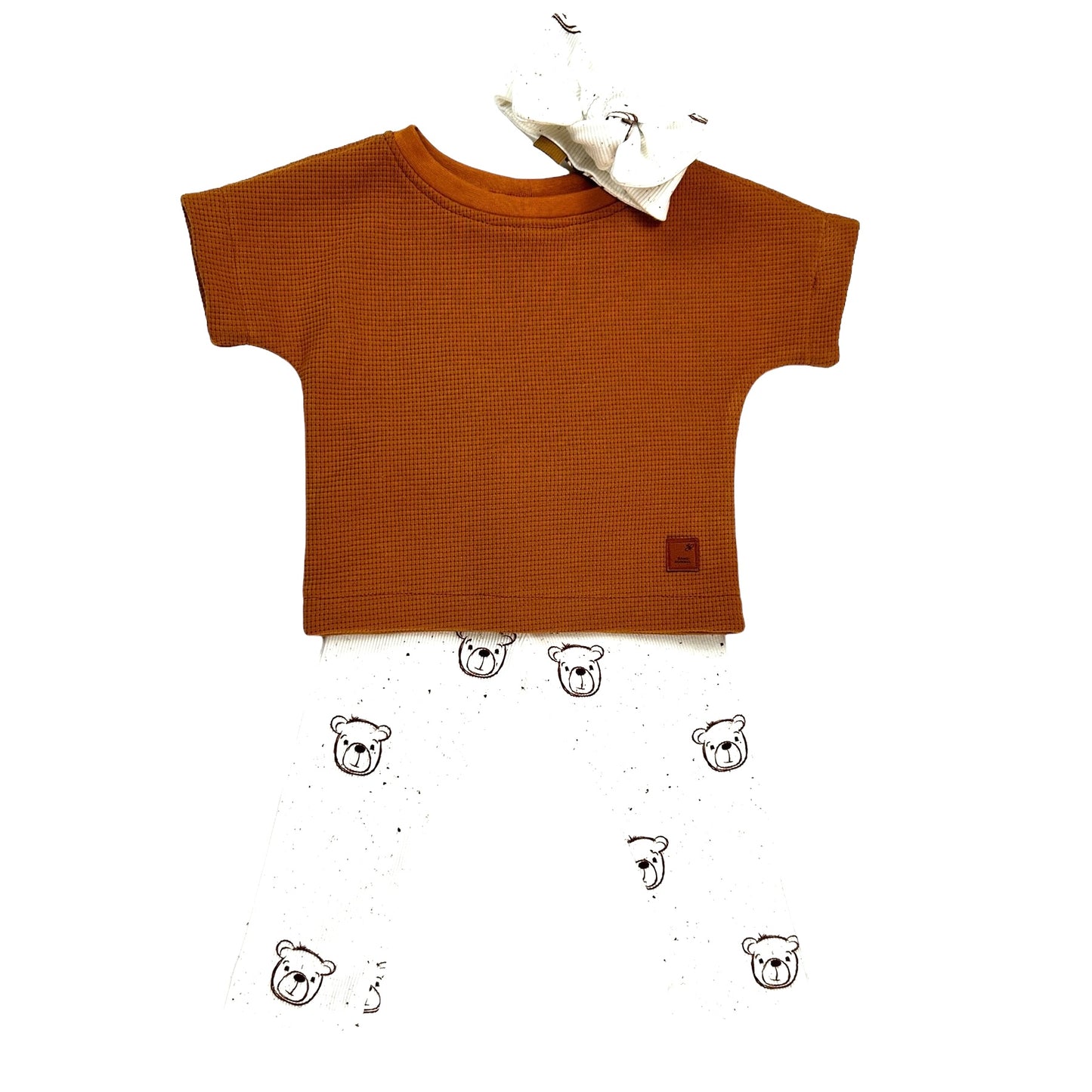 Shirt Waffeljersey milchweiss