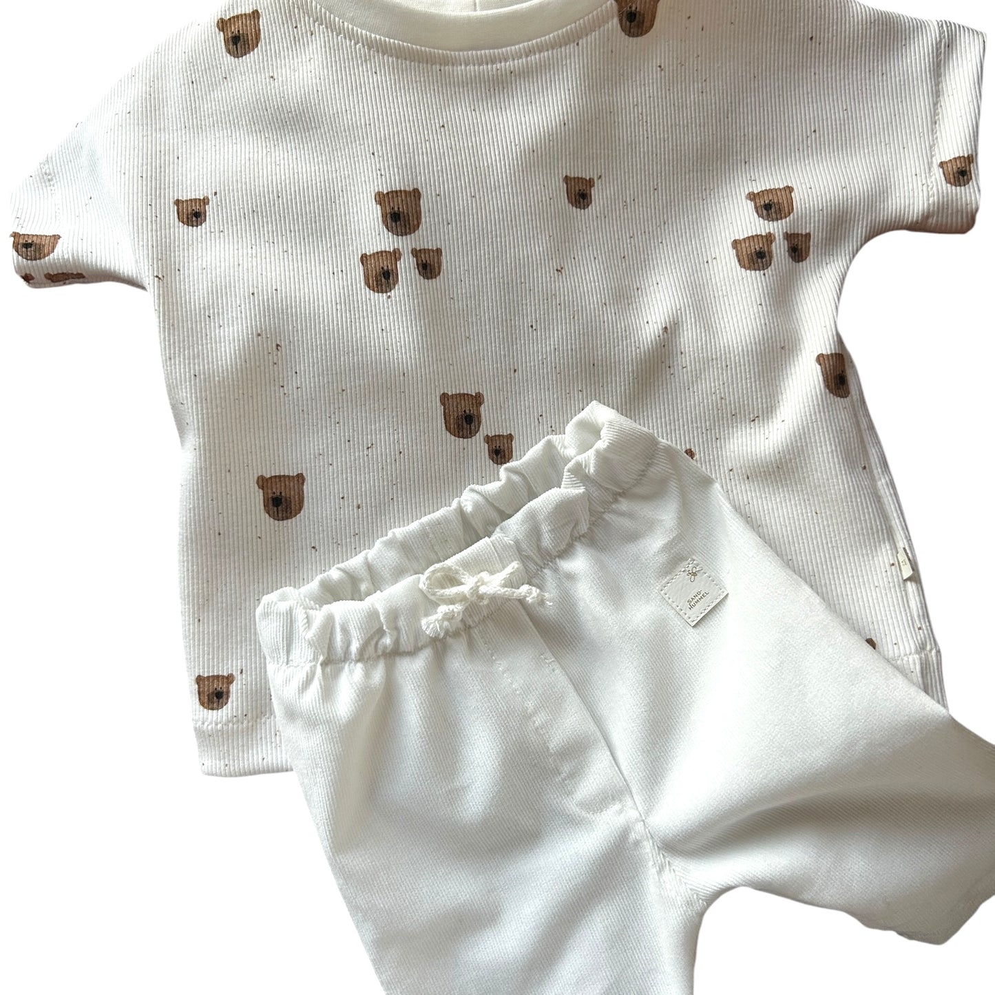 Shirt Rib Jersey Dekor Bärentrio