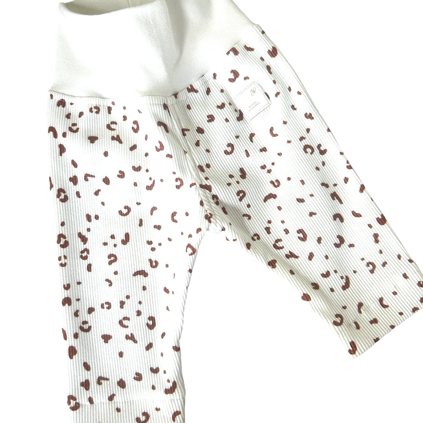 Leggins Rib Jersey Dekor Leo