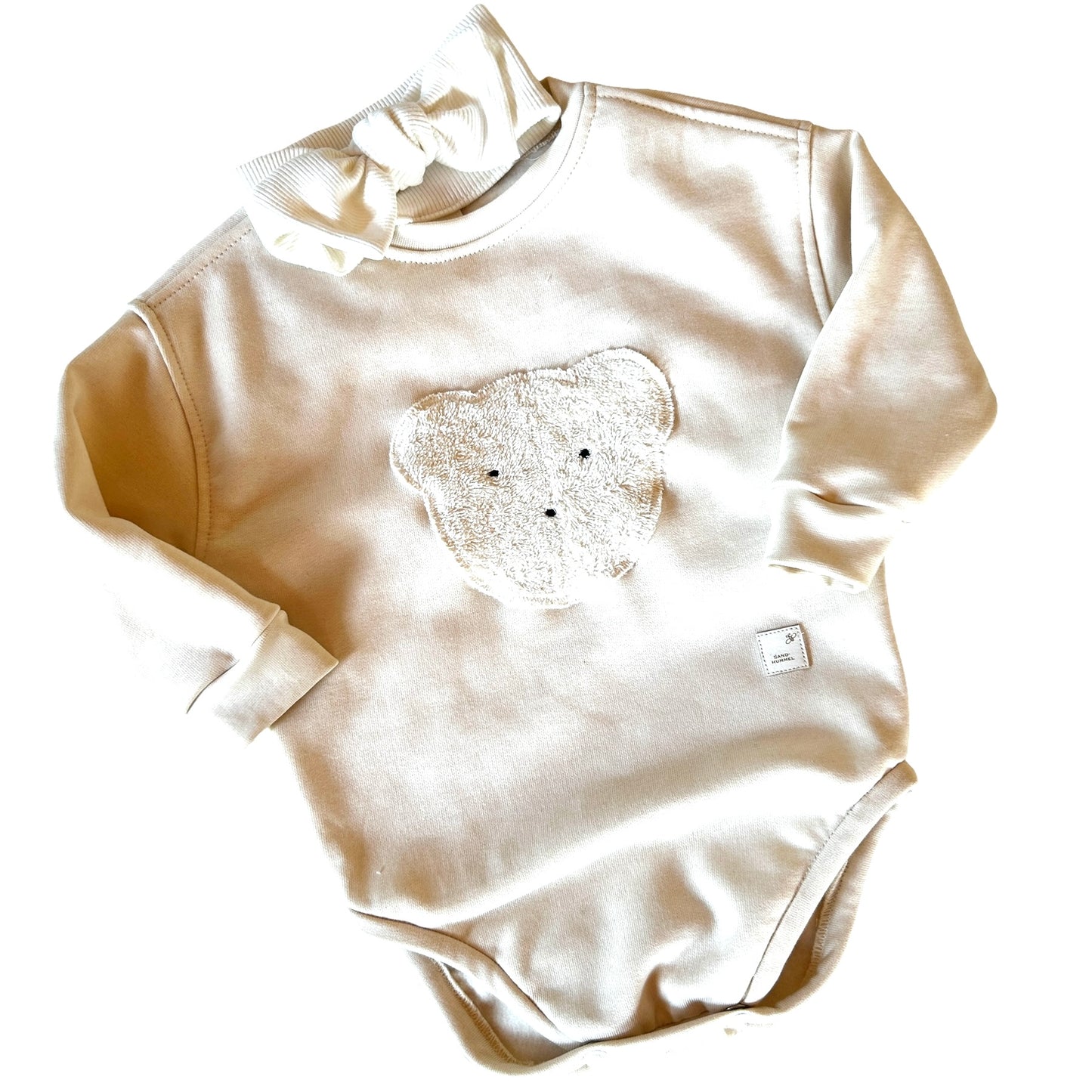 Romper Sweat mit Applikation Bär