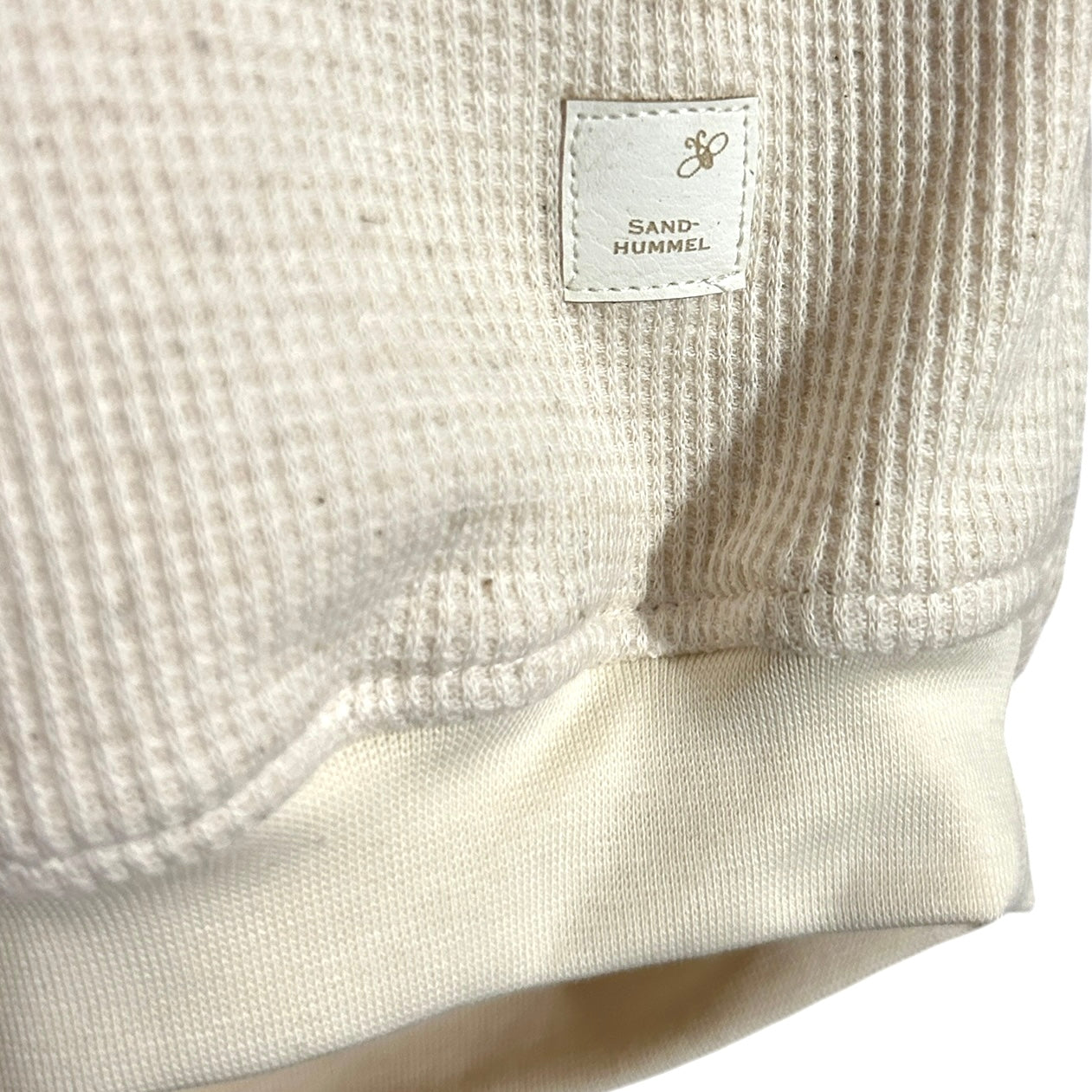 Pullover Baumwolle-Leinen hellbeige