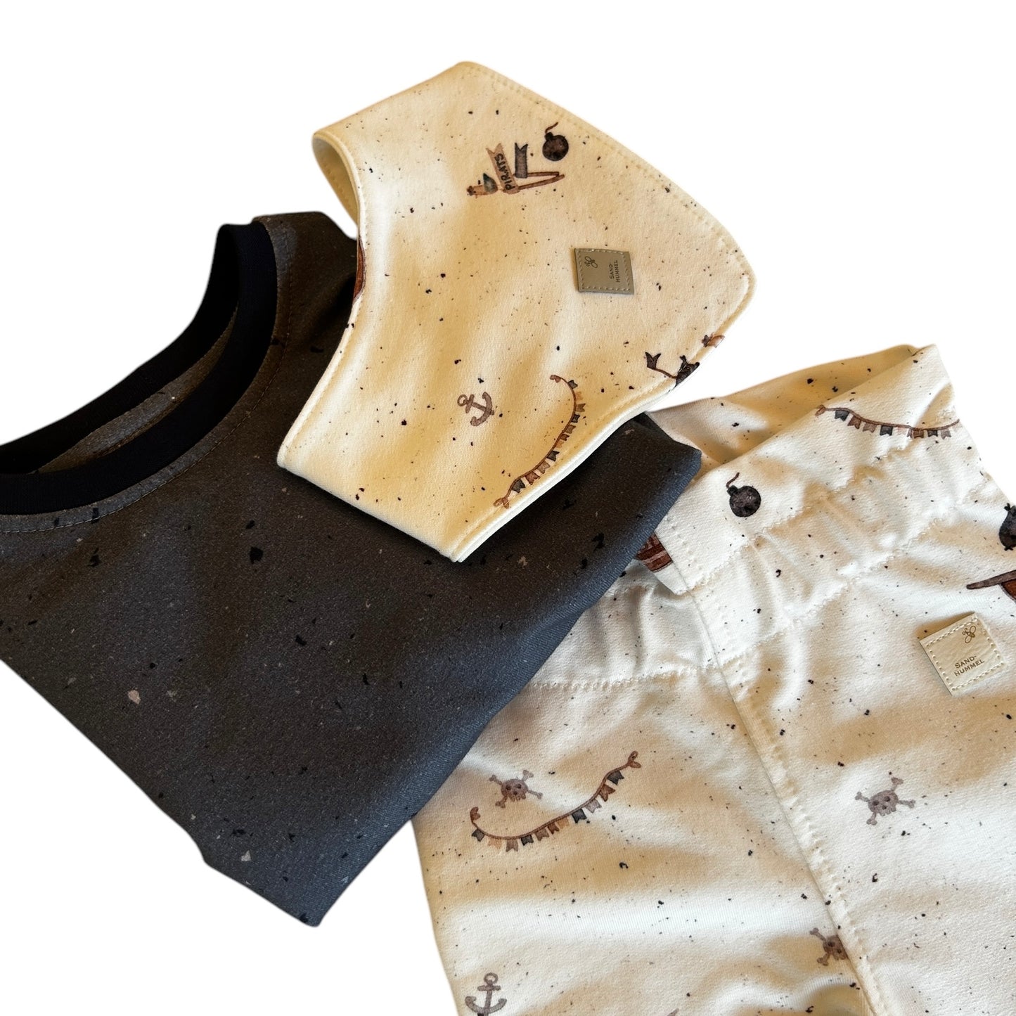 Shirt French Terry Dekor Konfetti blau