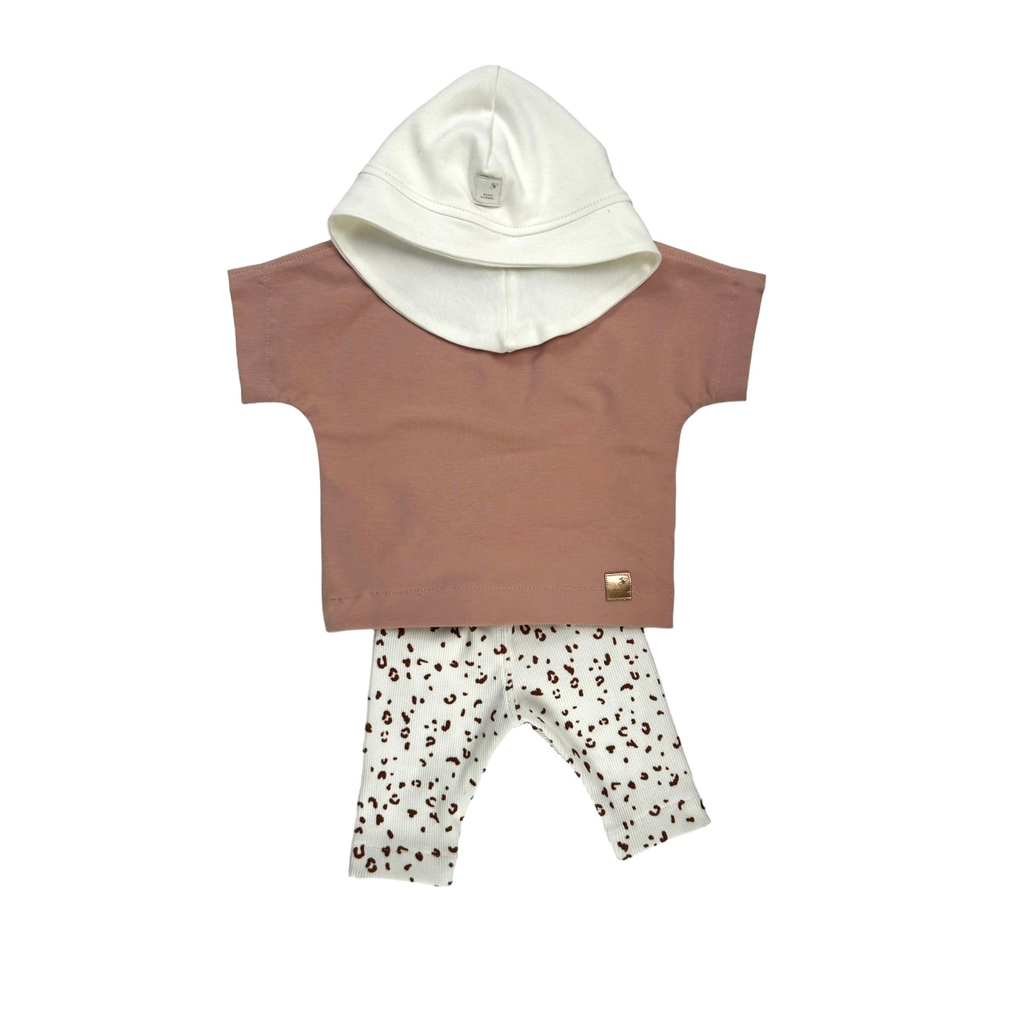 Leggins Rib Jersey Dekor Leo