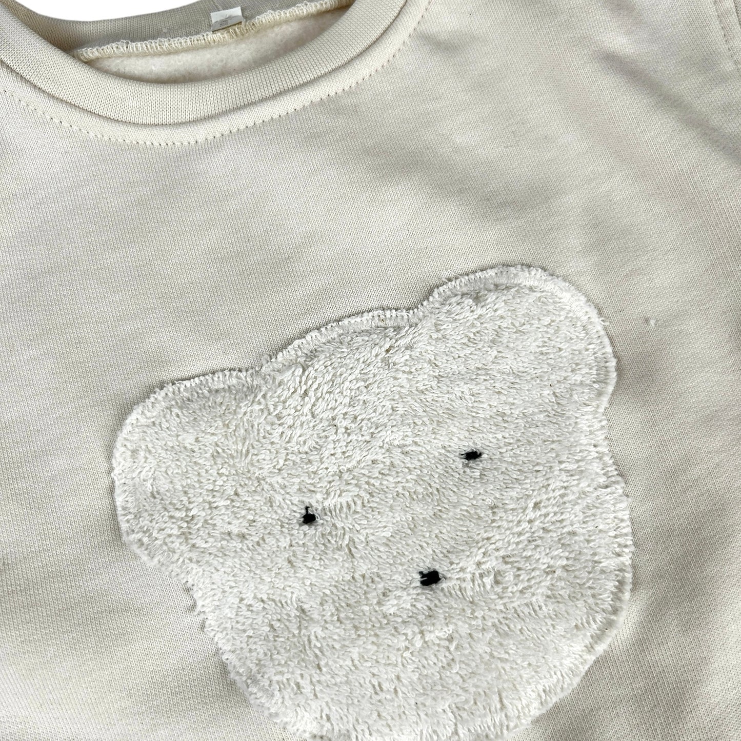 Romper Sweat mit Applikation Bär