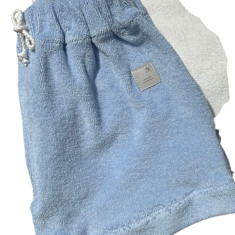 Hose kurz Frottee hellblau