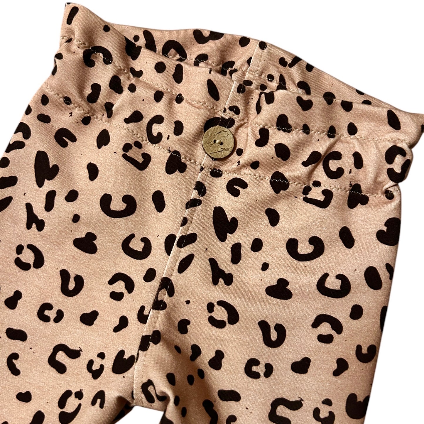 Leggins French Terry Dekor Leo Gummibuendchen