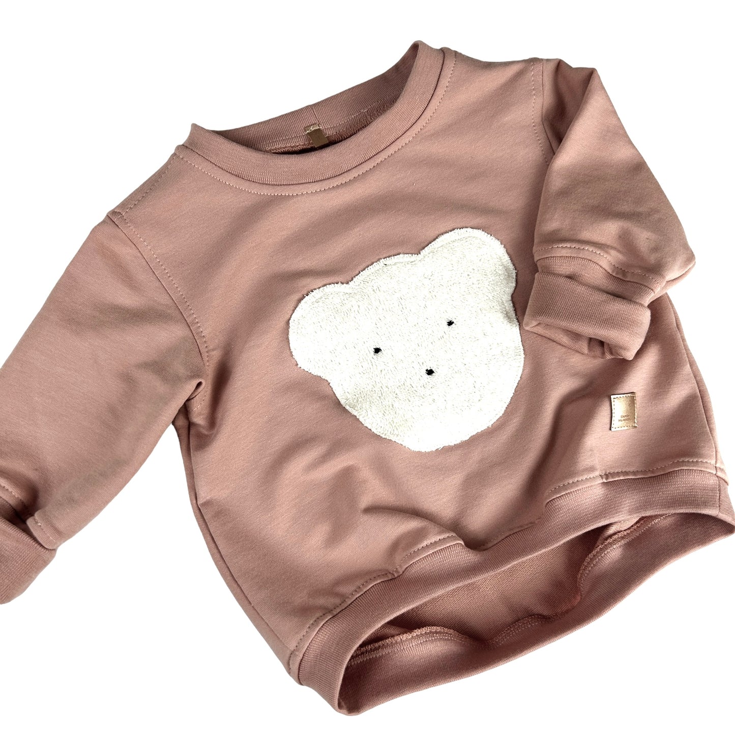 Sweat Shirt French Terry Applikation Bär