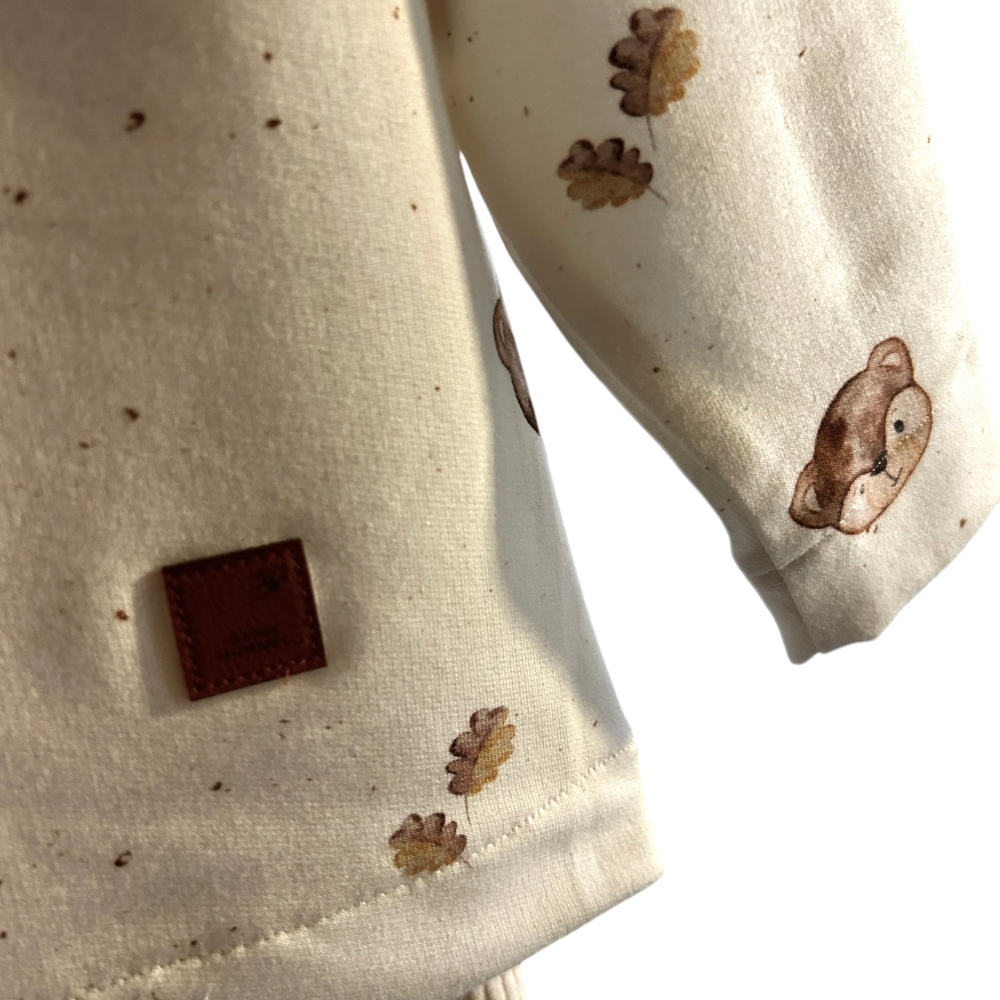 Basic-Shirt French Terry Motiv Bärchen