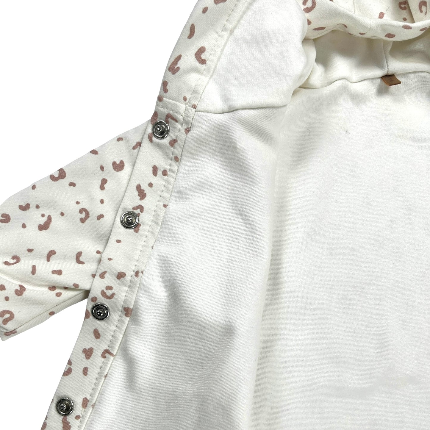 Sweat Jacke rosa Dekor Leo