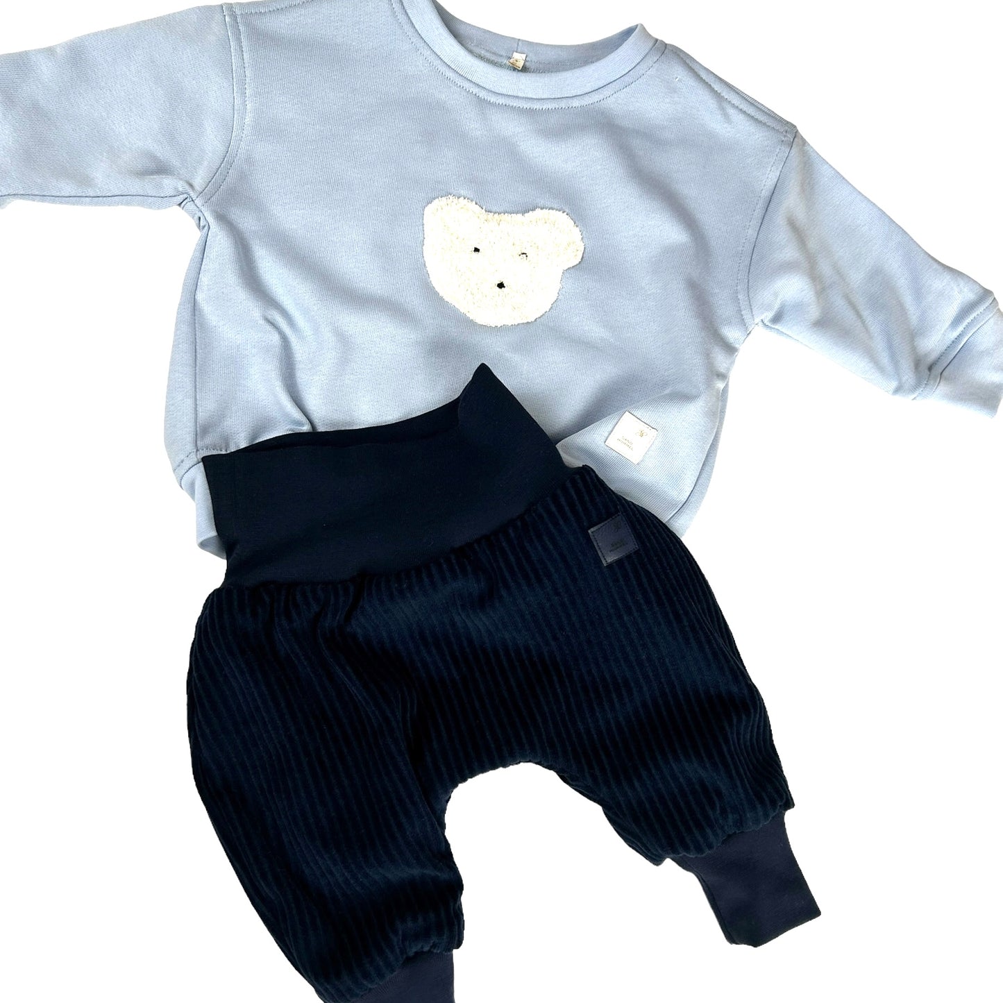 Sweat Shirt Applikation Bär oversized