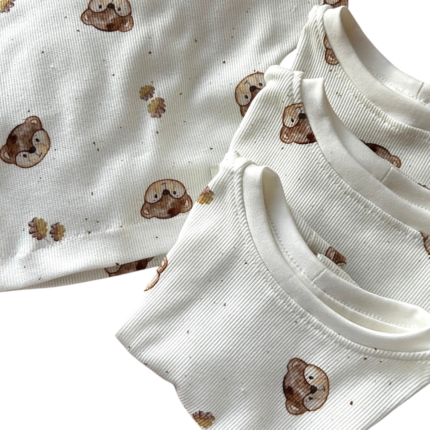 Shirt Rib Jersey Dekor Bär