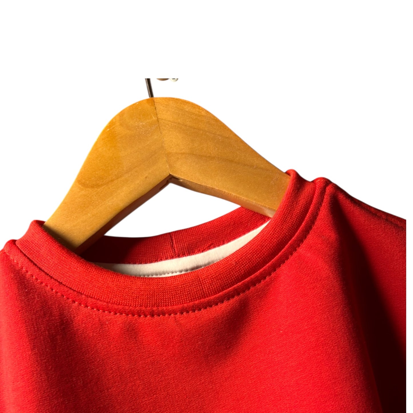 Shirt French Terry oversized rot Herz