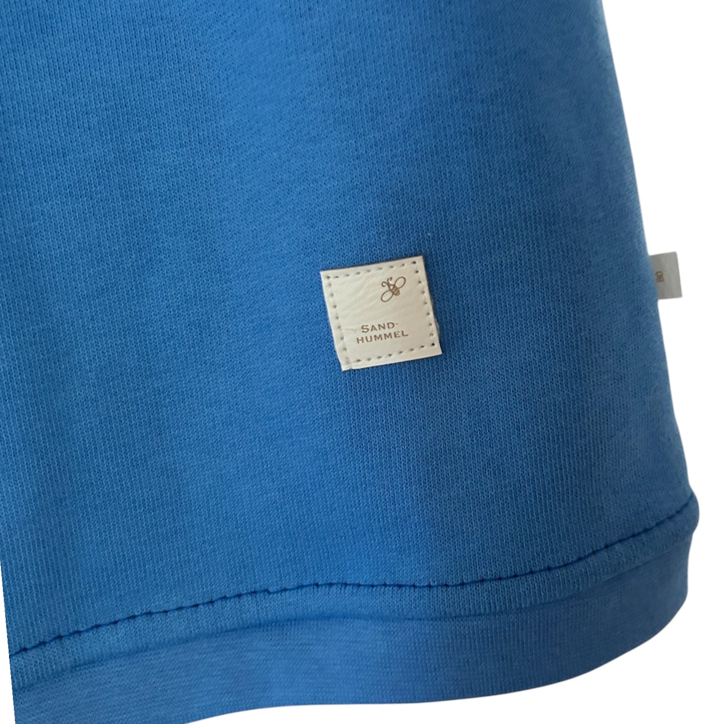 Kapuzen-Shirt Herz blau