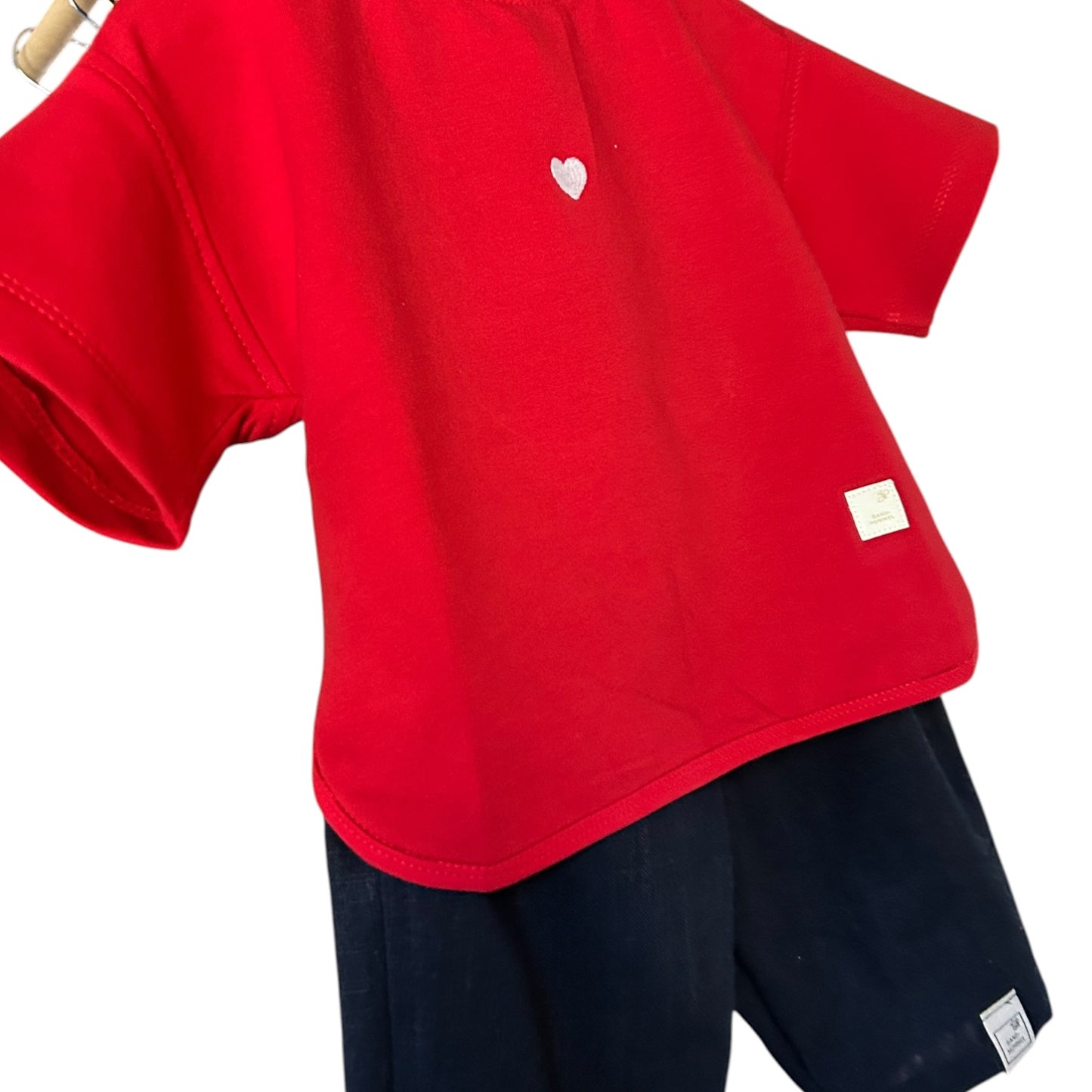 Leinen-Hose navy