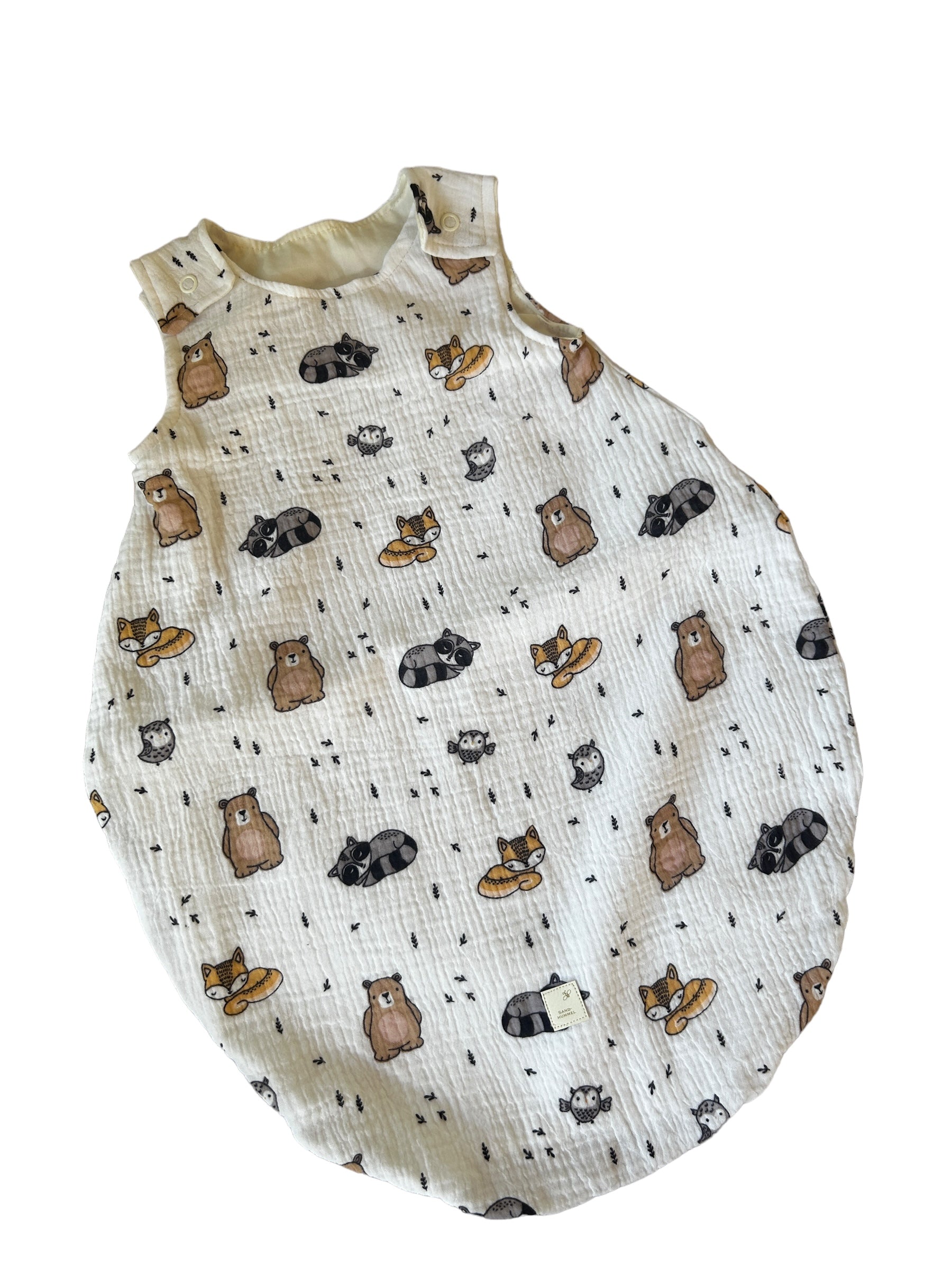 baby schlafsack sommer musselin Schlafsack Sommer Musselin/Popelin gefüttert Dekor Animals
