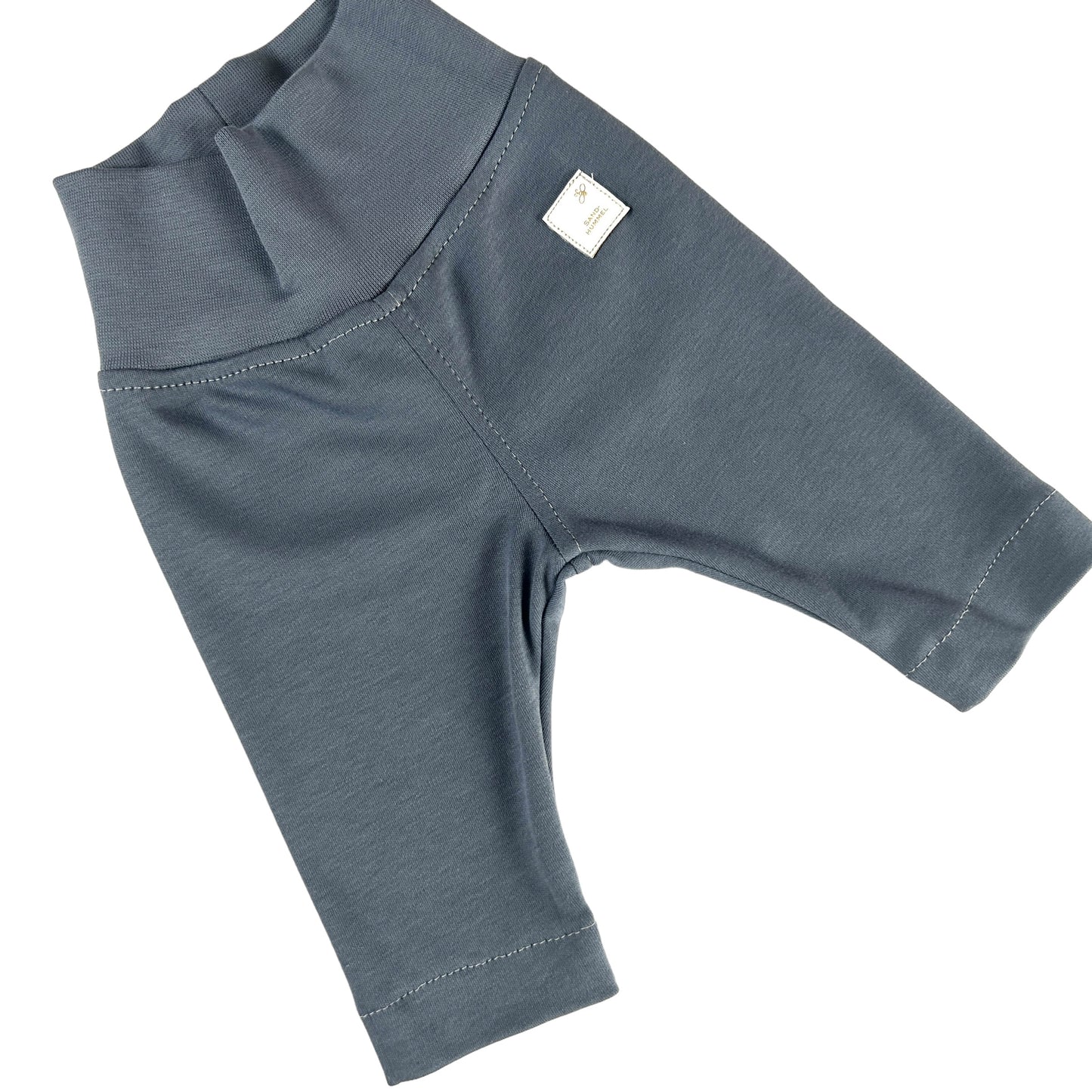 Leggins Jersey blau-grau