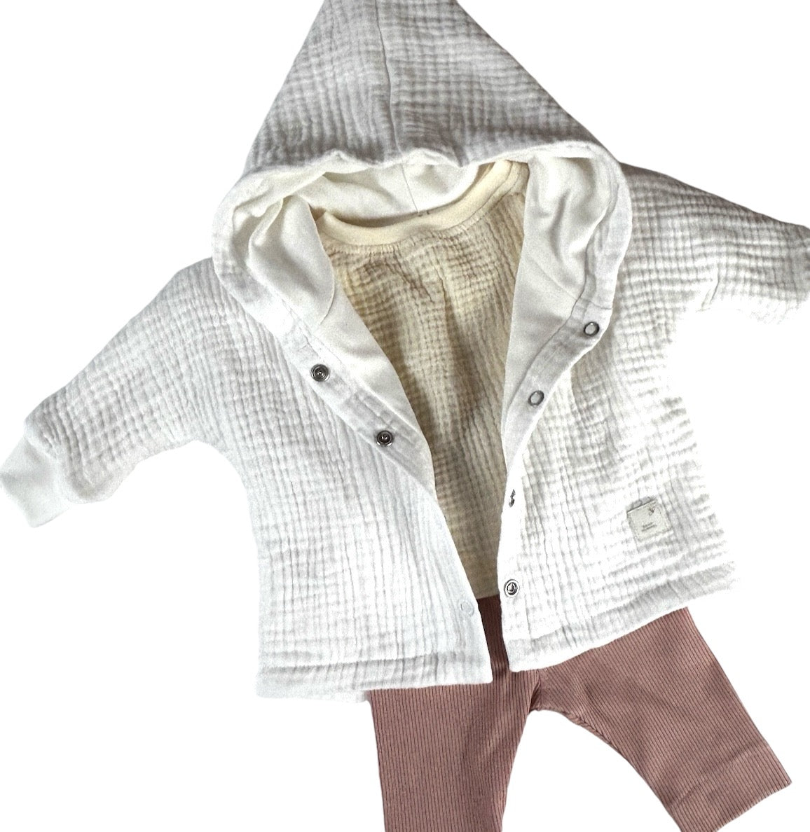 Musselinjacke gefüttert
