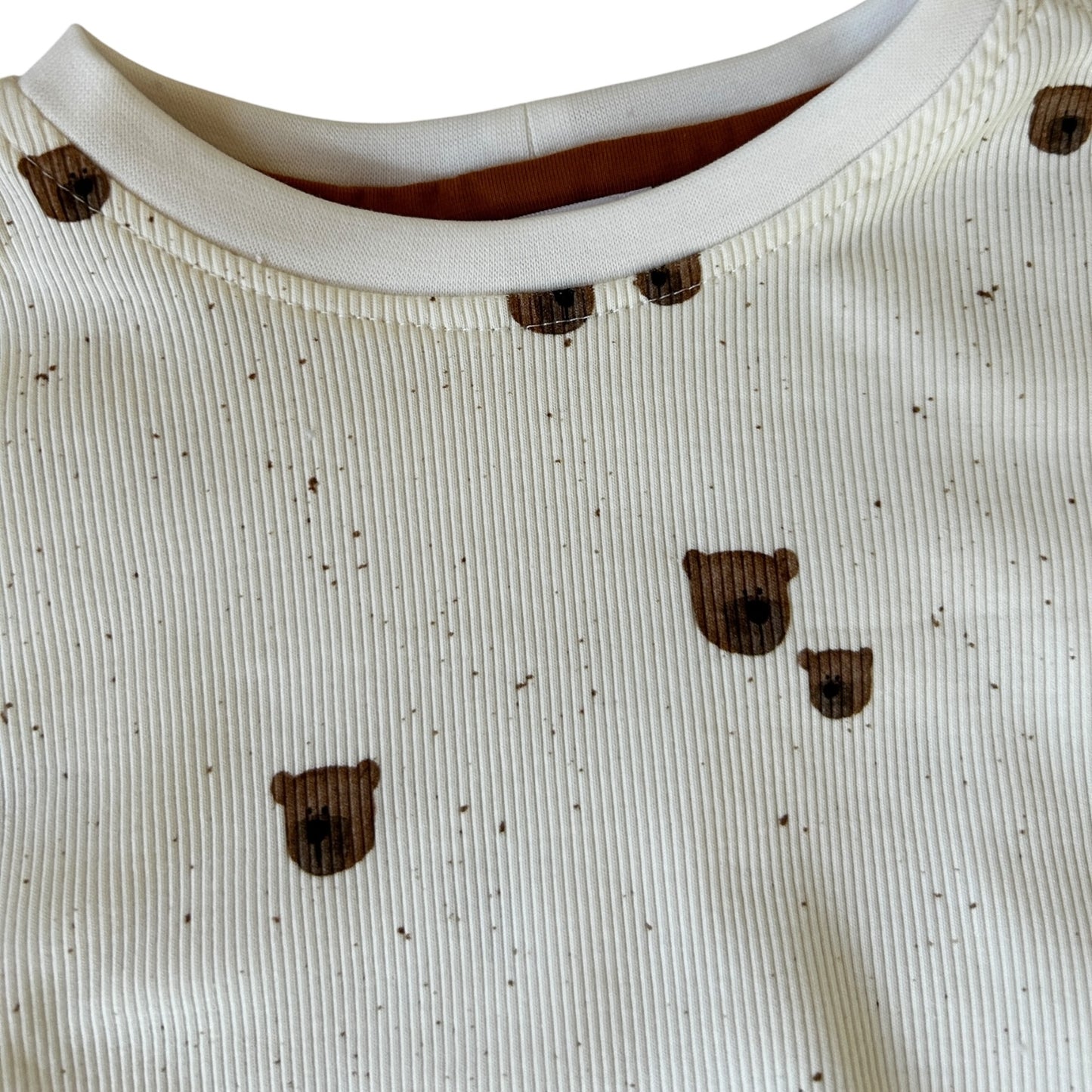 Shirt Rib Jersey Dekor Bärentrio oversized