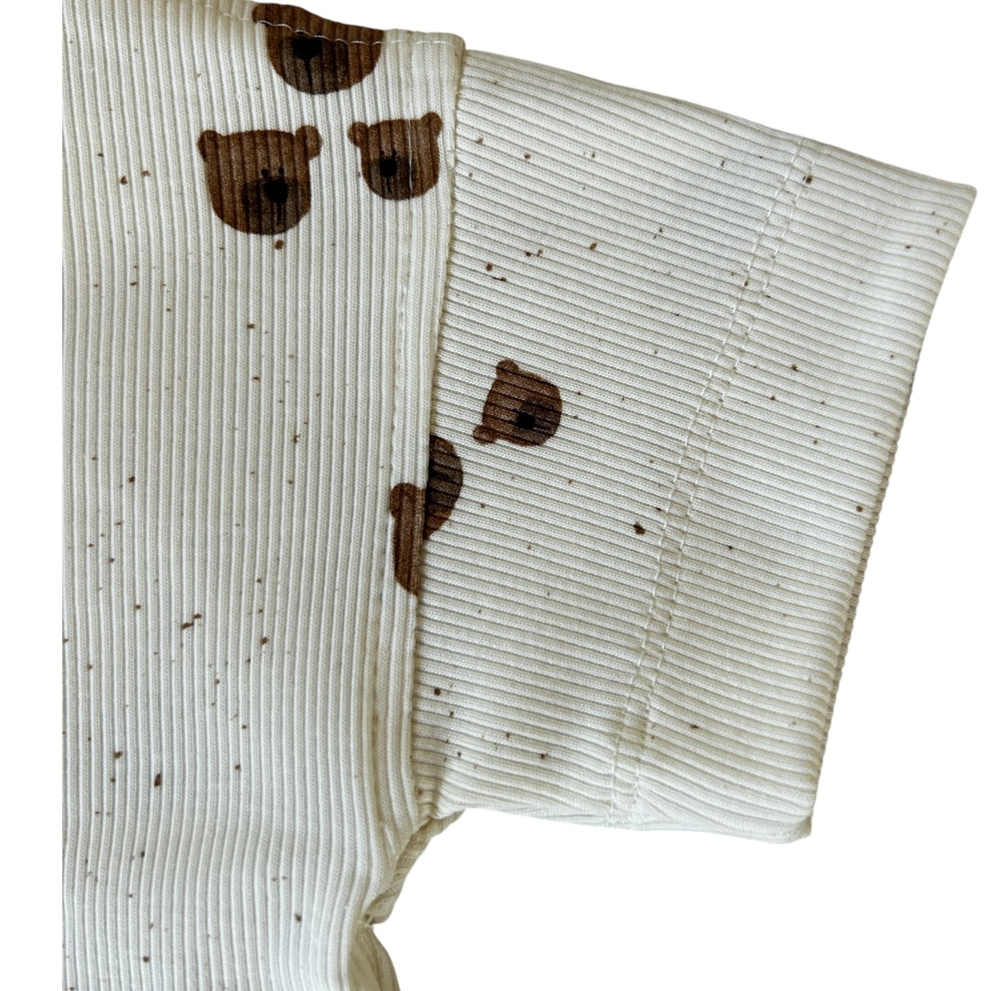 Shirt Rib Jersey Dekor Bärentrio oversized