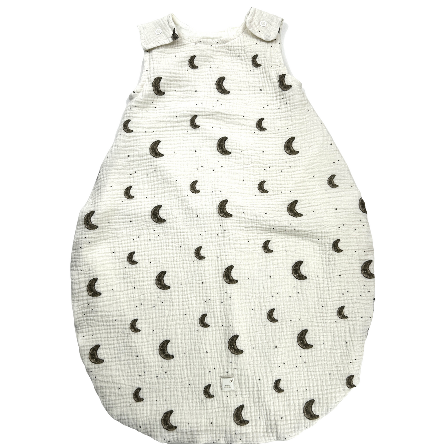 Schlafsack Sommer Musselin/Popelin gefüttert Dekor Mond