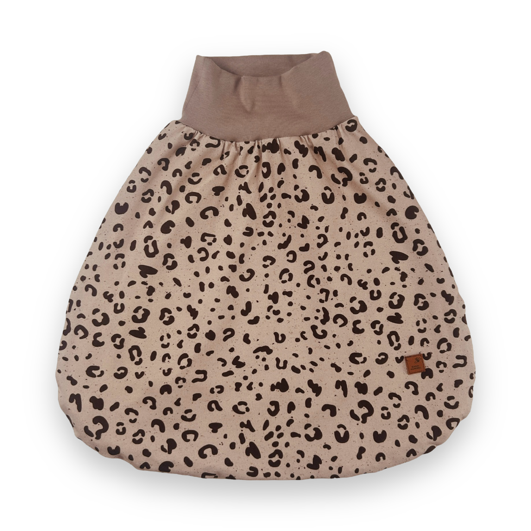 Strampelsack Frühjahr/Herbst French Terry gefüttert Dekor Leo