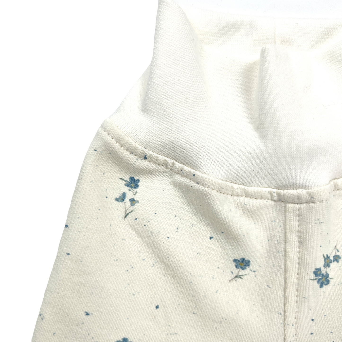 Leggins French Terry Dekor Veilchen