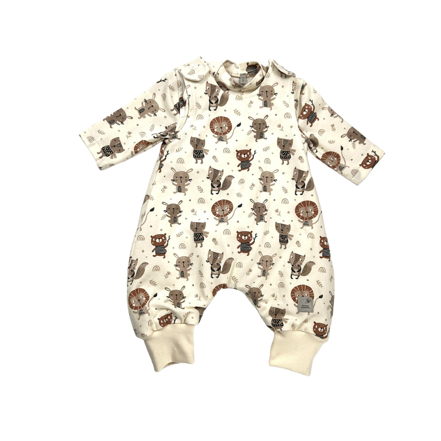 Strampler Joly Romper Jersey gefüttert Dekor Animal