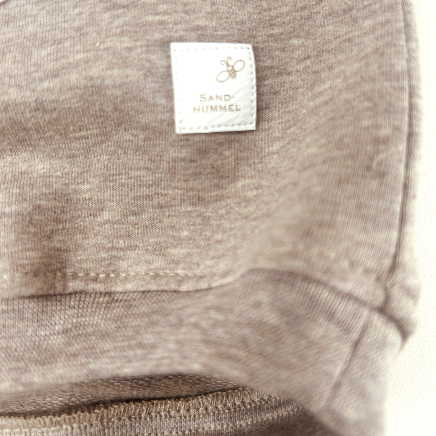 Sweat-Shirt French Terry oversize mit Kordelapplikation "hi"