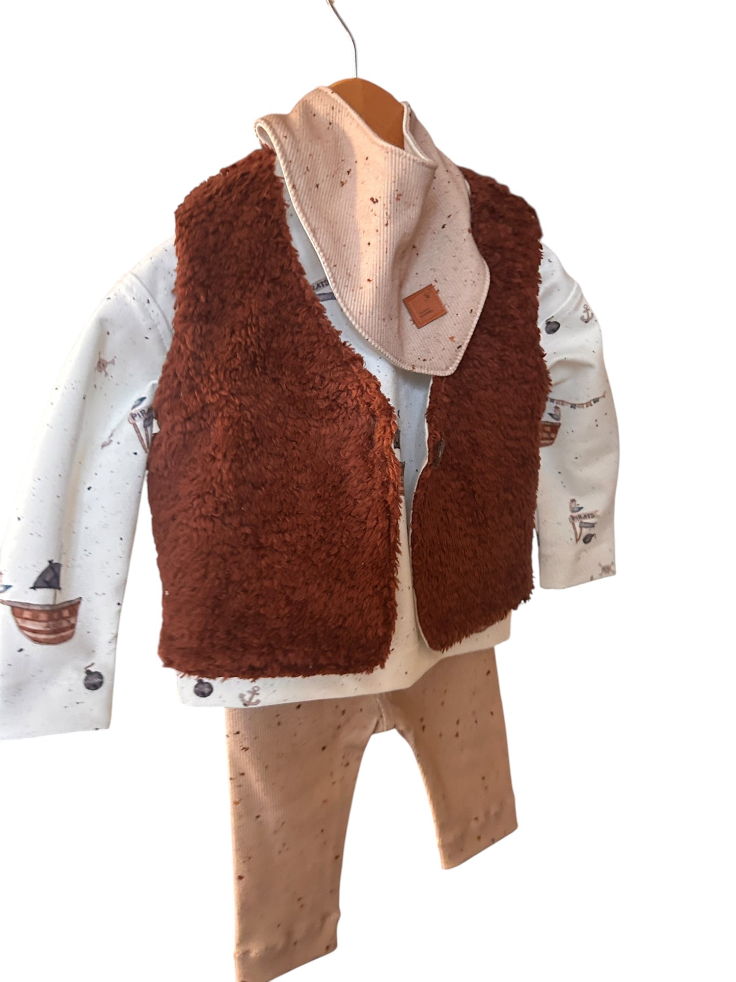 Shirt French Terry Dekor Piraten