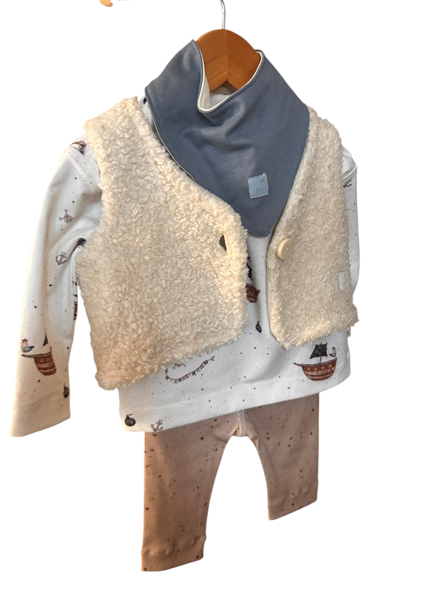 Shirt French Terry Dekor Piraten