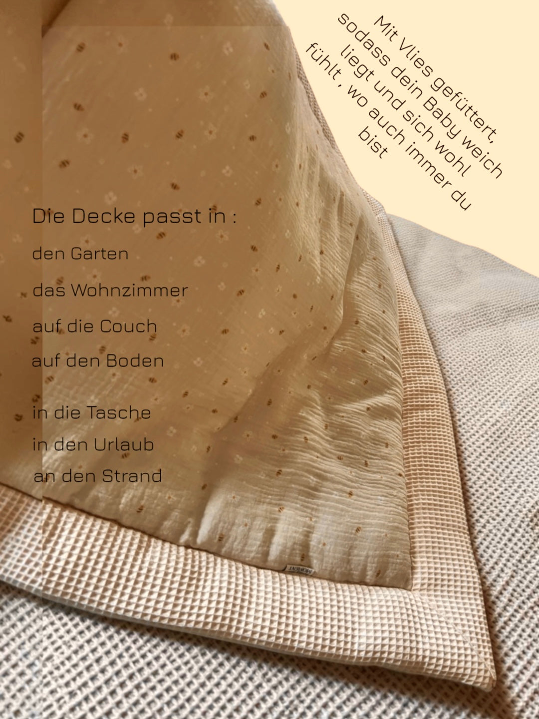 Krabbeldecke 80 x 80 cm