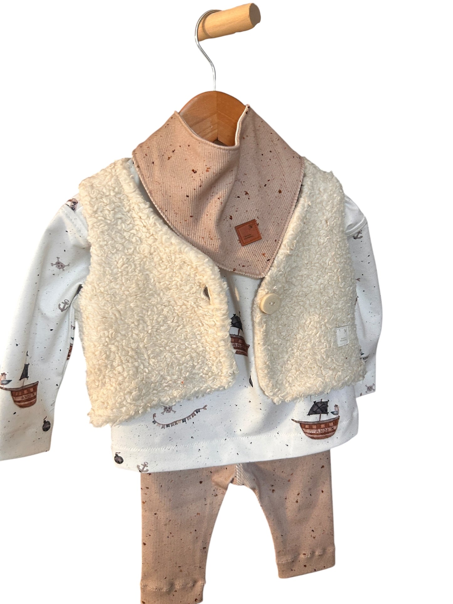 Shirt French Terry Dekor Piraten