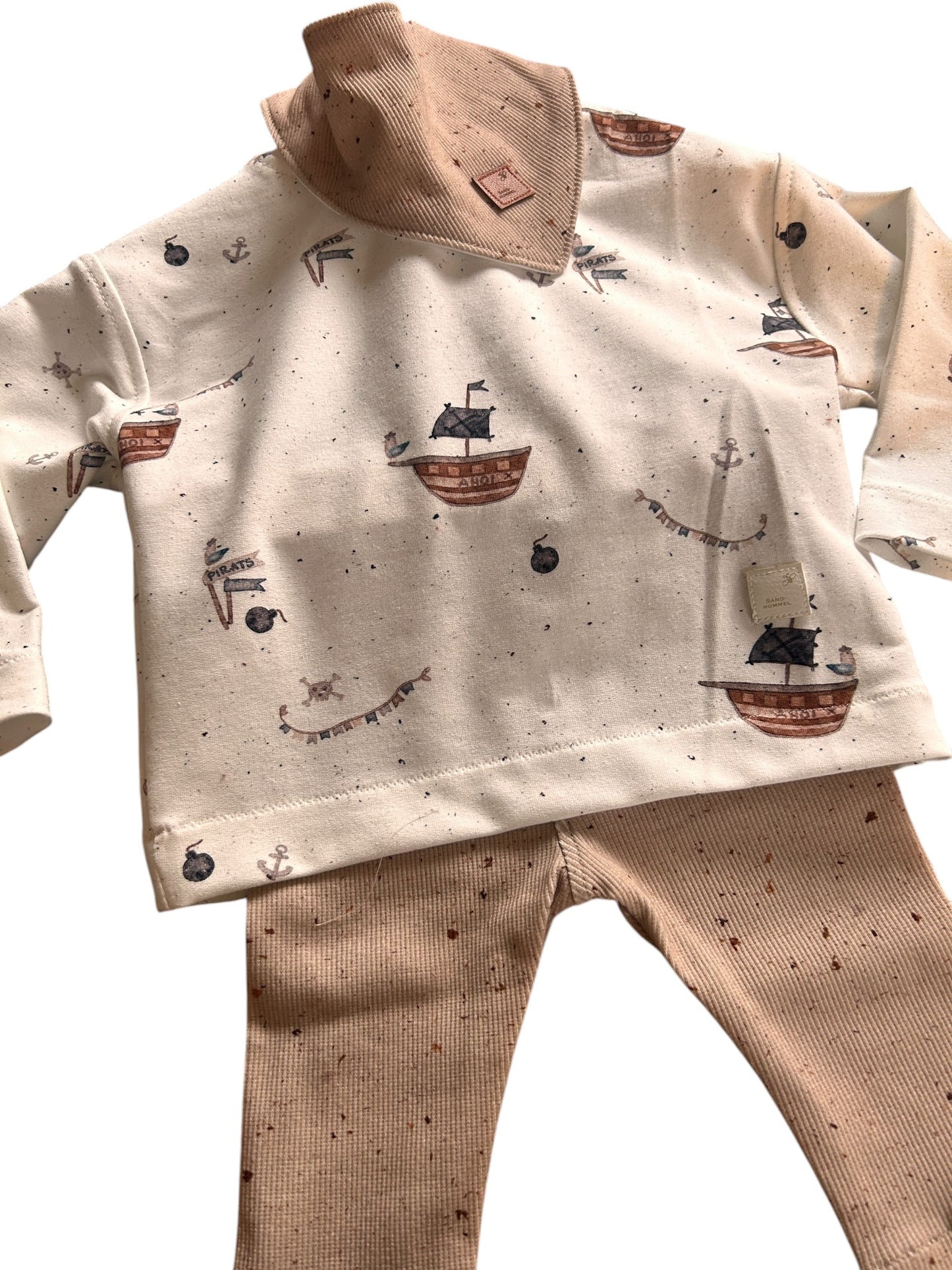 Shirt French Terry Dekor Piraten