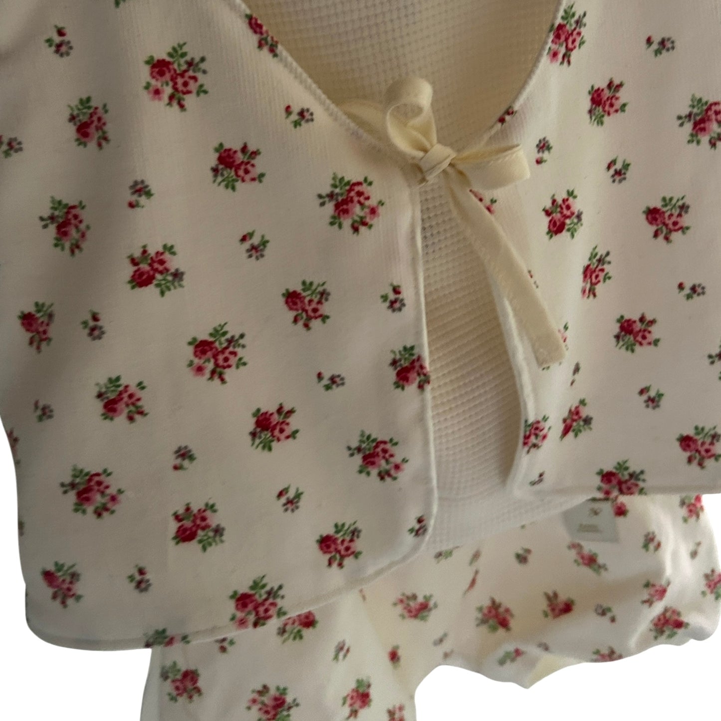 Weste Babycord floral