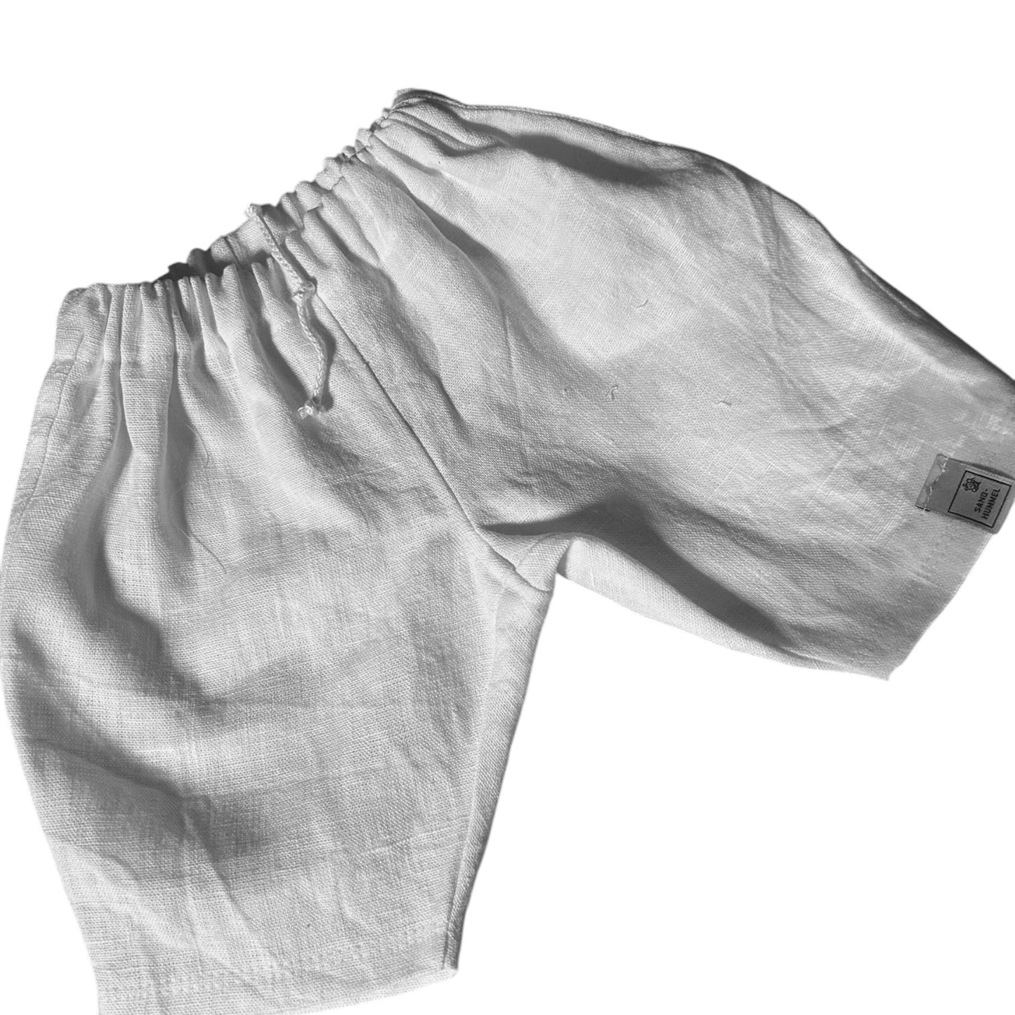 Leinen-Hose weiß