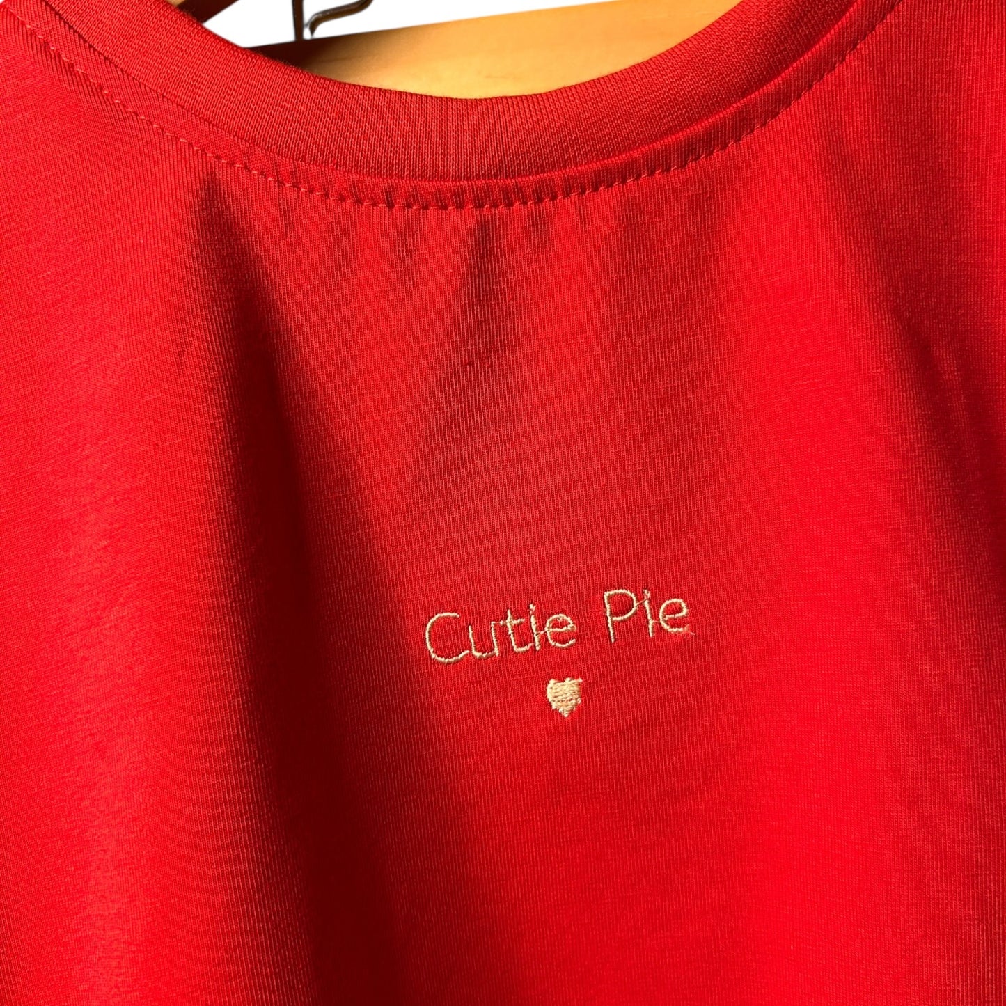 Shirt Cutie Pie rot