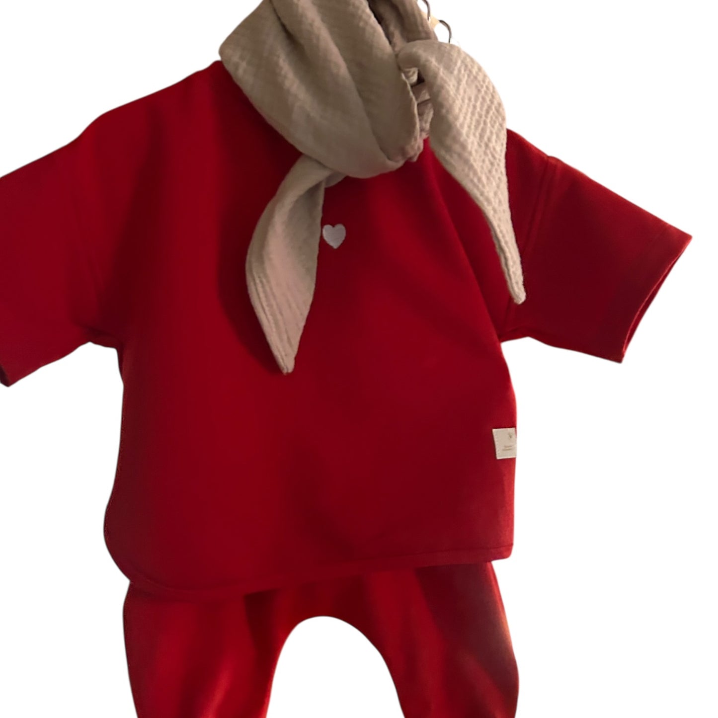 Sweat-Hose lang rot